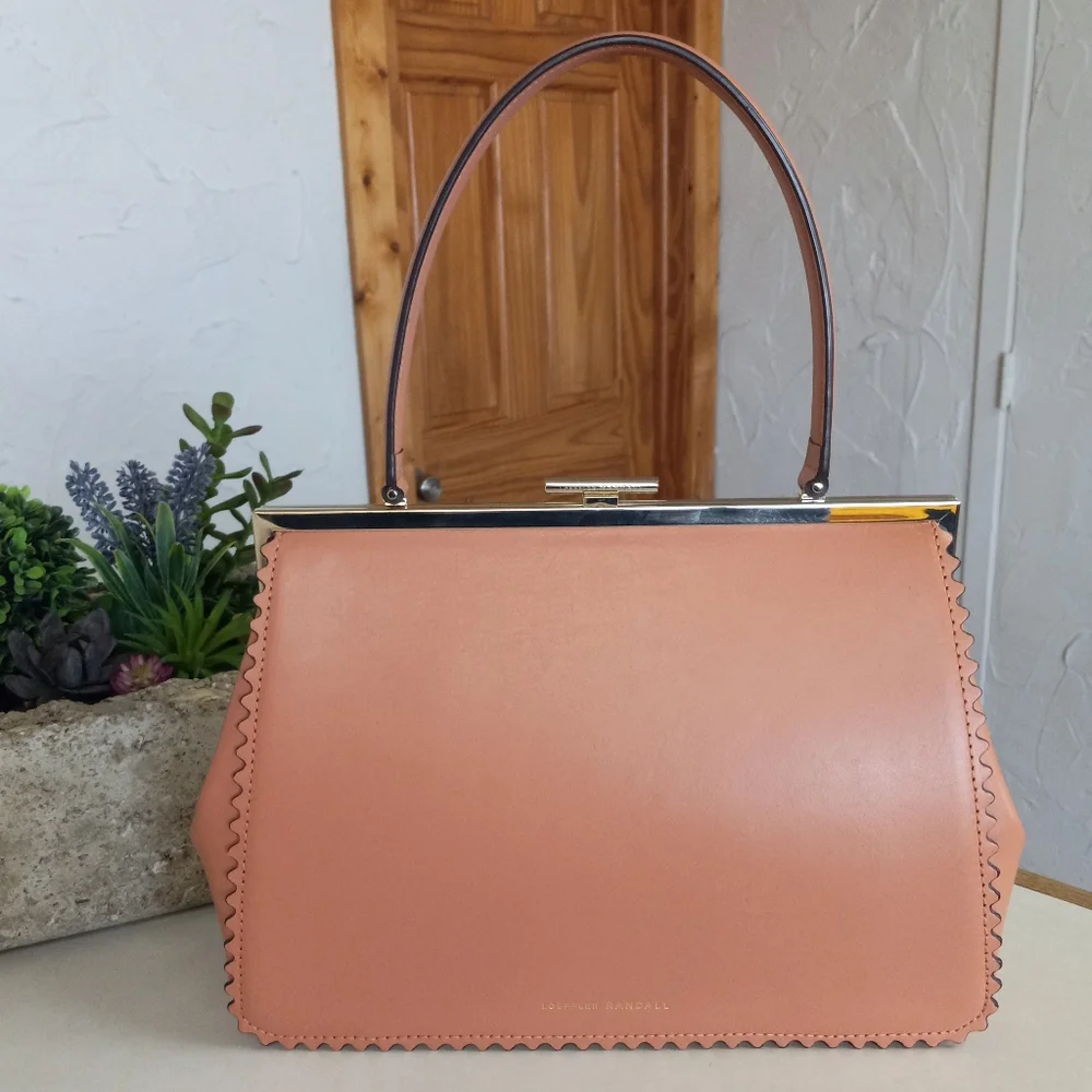Loeffler Randall, Olivia Leather Frame Bag